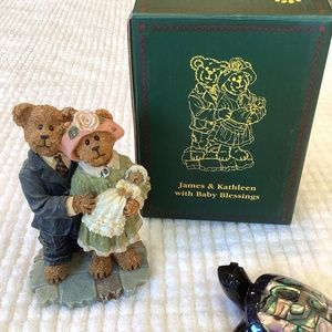 Boyds Bears & Friends James & Kathleen with Baby Blessings…The Christeni…